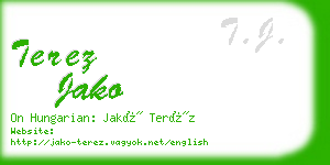 terez jako business card